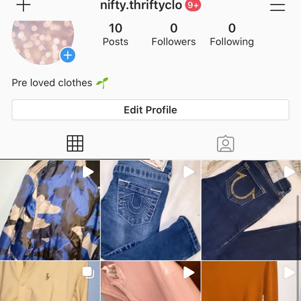 Gently used clothes
